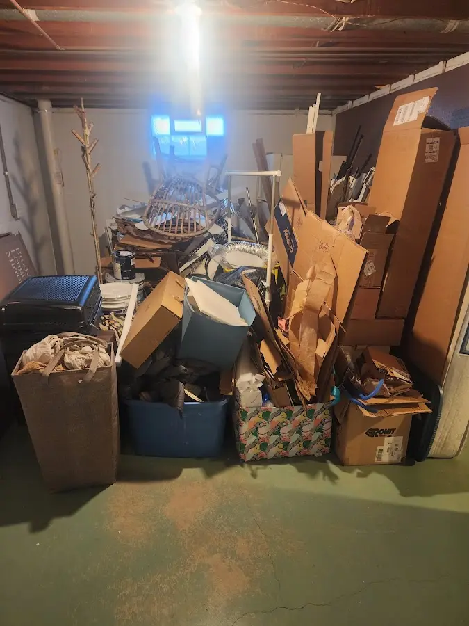 Roll-off dumpster container at job site for 20 Yard Dumpster Rental in Lovington